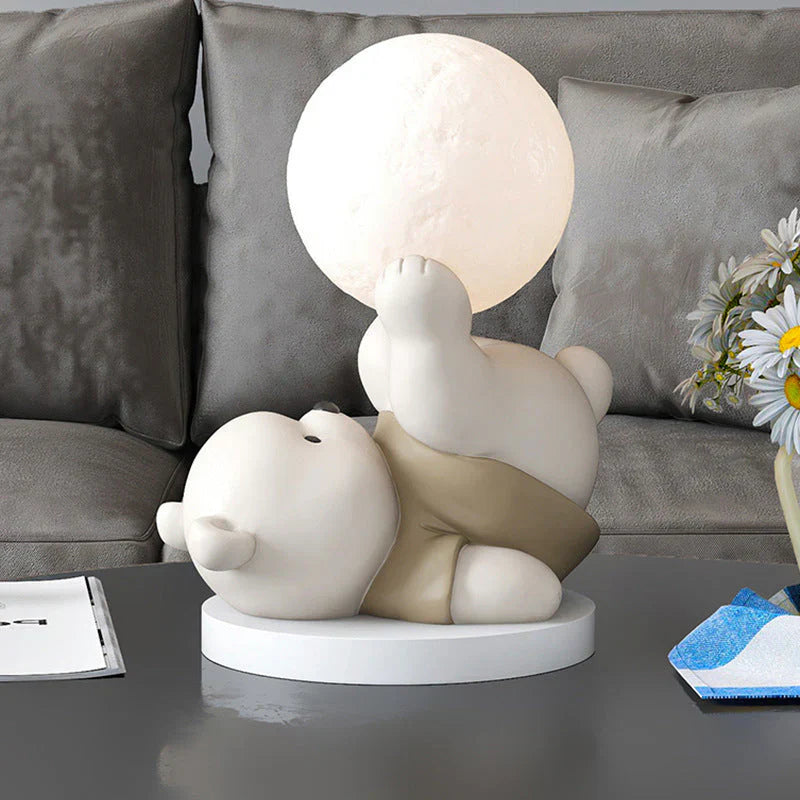 LumiBamse Nachtlampe – Weiche LED Bärlampe