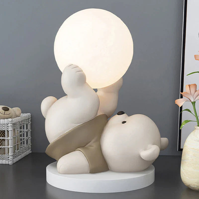 LumiBamse Nachtlampe – Weiche LED Bärlampe