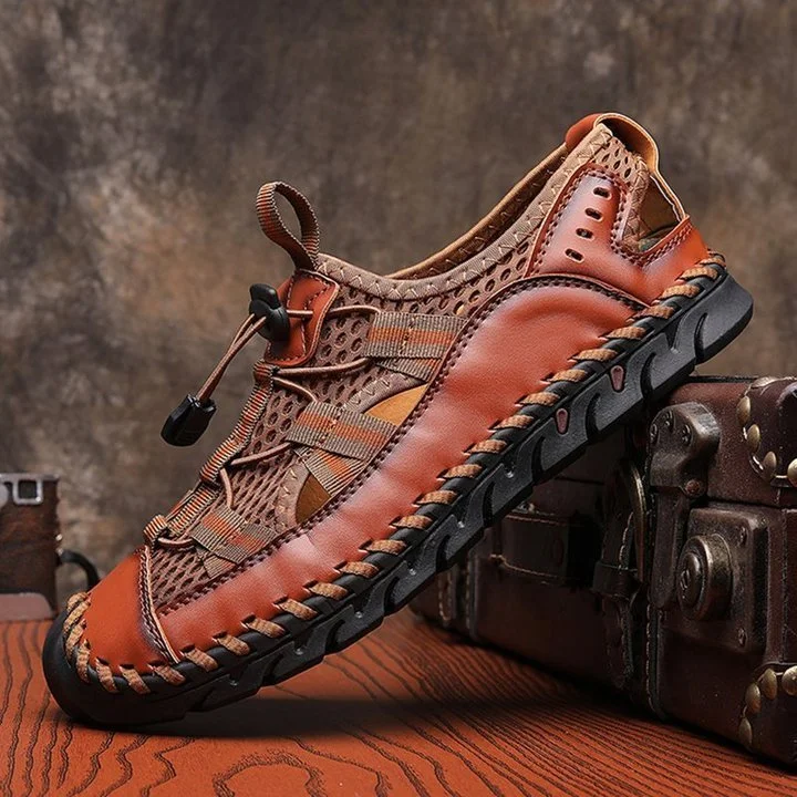 AntonTrek - Robuste Sandalen mit Mesh-Details und Nähten
