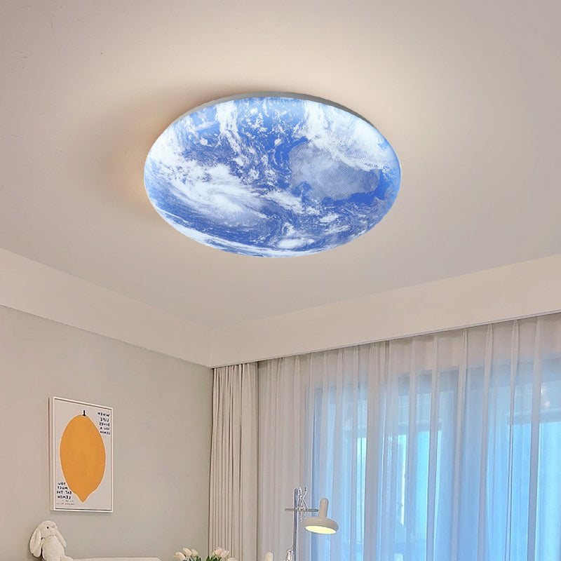 TerraGlow - Erden-inspiriertes zirkuläres Deckenlicht