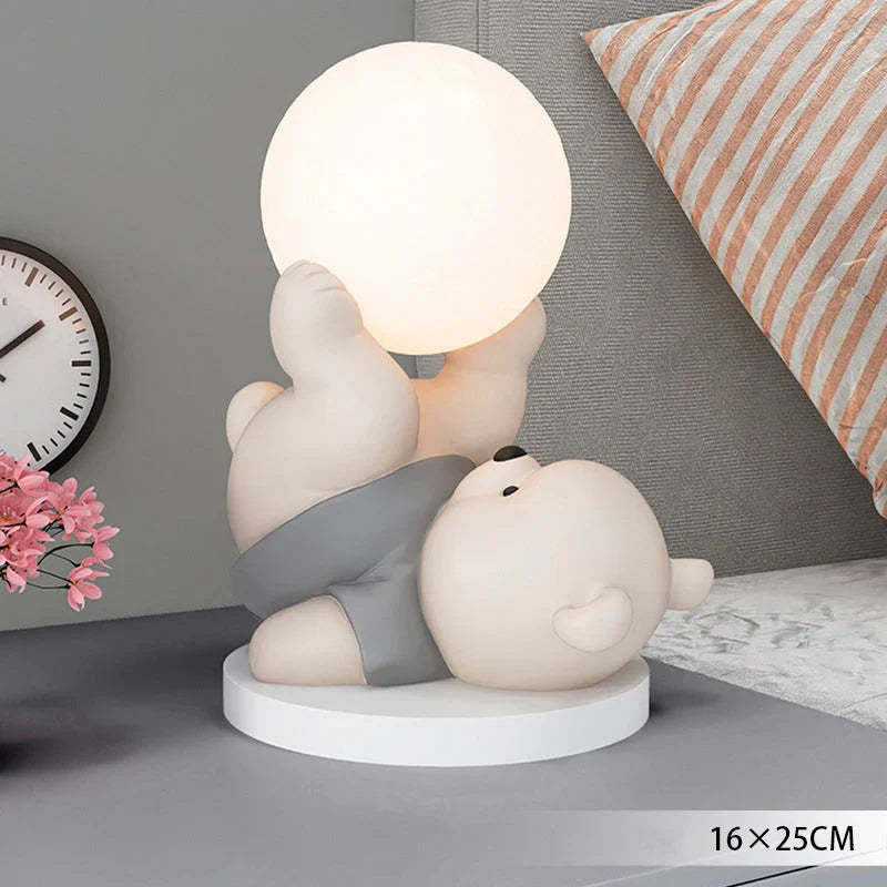 LumiBamse Nachtlampe – Weiche LED Bärlampe