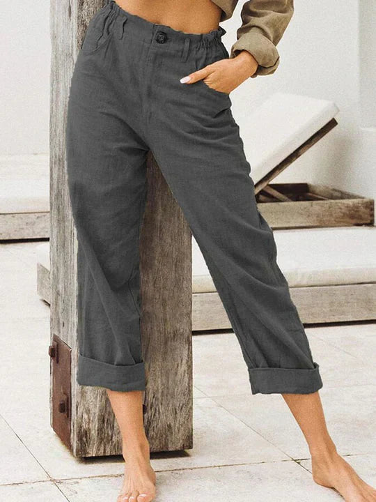 Lovise - Ungezwungene Eleganz und bequeme hochtaillierte Culottes