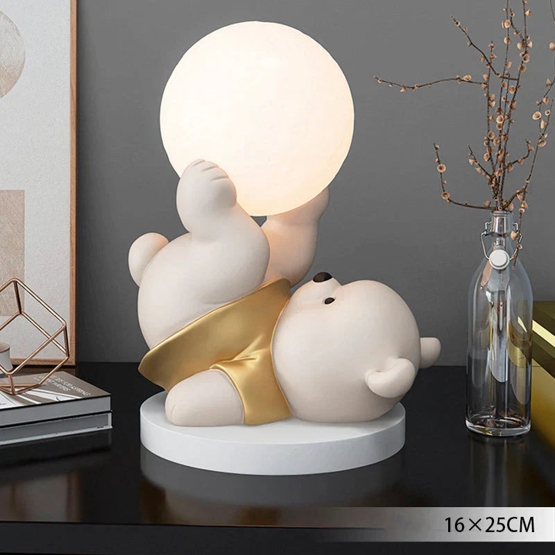 LumiBamse Nachtlampe – Weiche LED Bärlampe