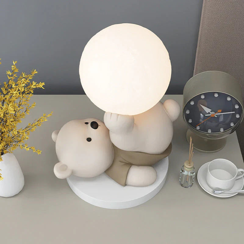 LumiBamse Nachtlampe – Weiche LED Bärlampe