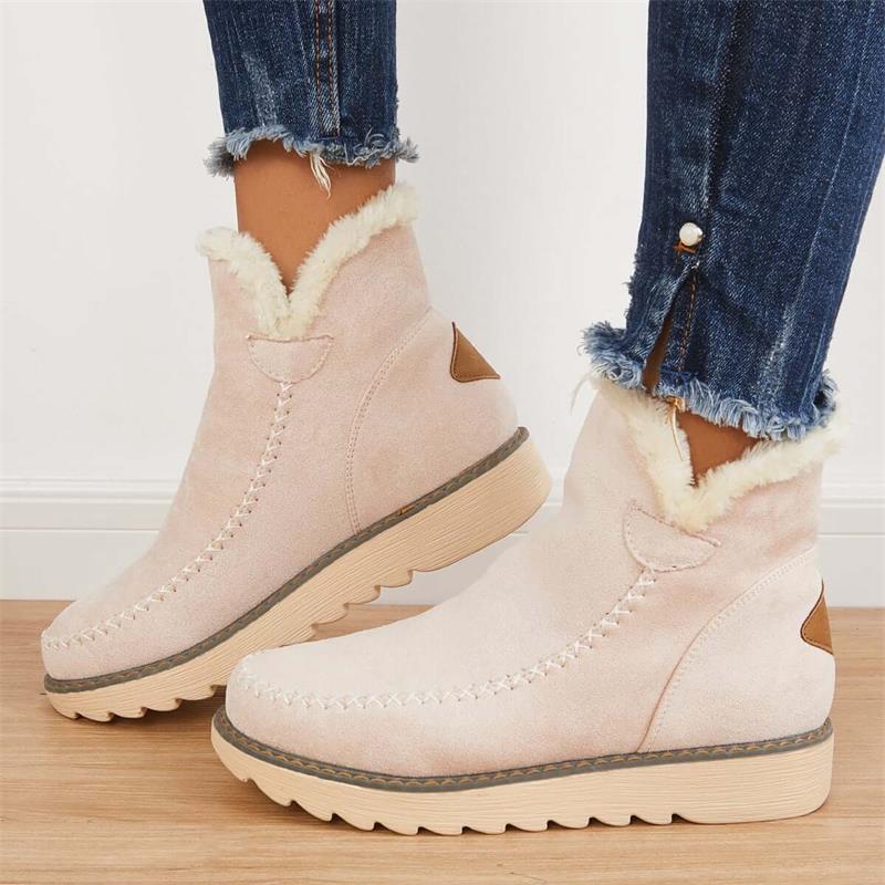 Amanda - Damen Stiefeletten mit gemütlichem Kunstfellfutter