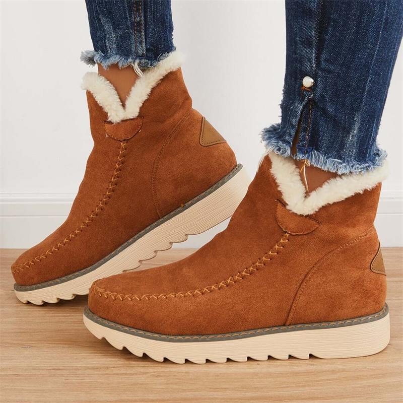 Amanda - Damen Stiefeletten mit gemütlichem Kunstfellfutter