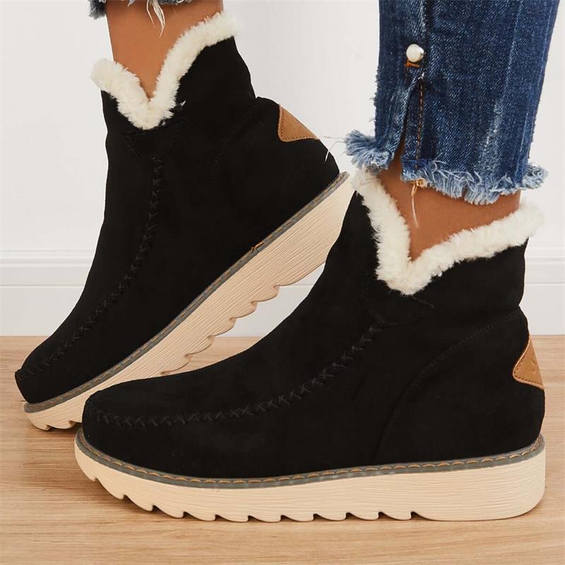 Amanda - Damen Stiefeletten mit gemütlichem Kunstfellfutter