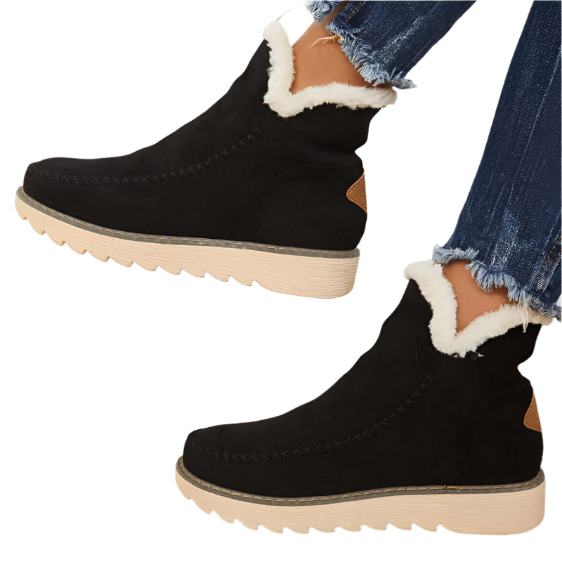 Amanda - Damen Stiefeletten mit gemütlichem Kunstfellfutter