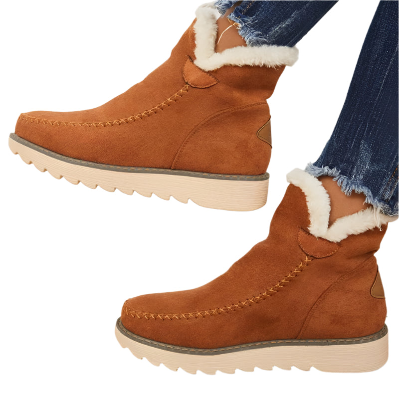 Amanda - Damen Stiefeletten mit gemütlichem Kunstfellfutter