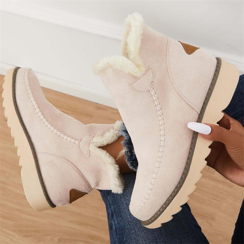 Amanda - Damen Stiefeletten mit gemütlichem Kunstfellfutter