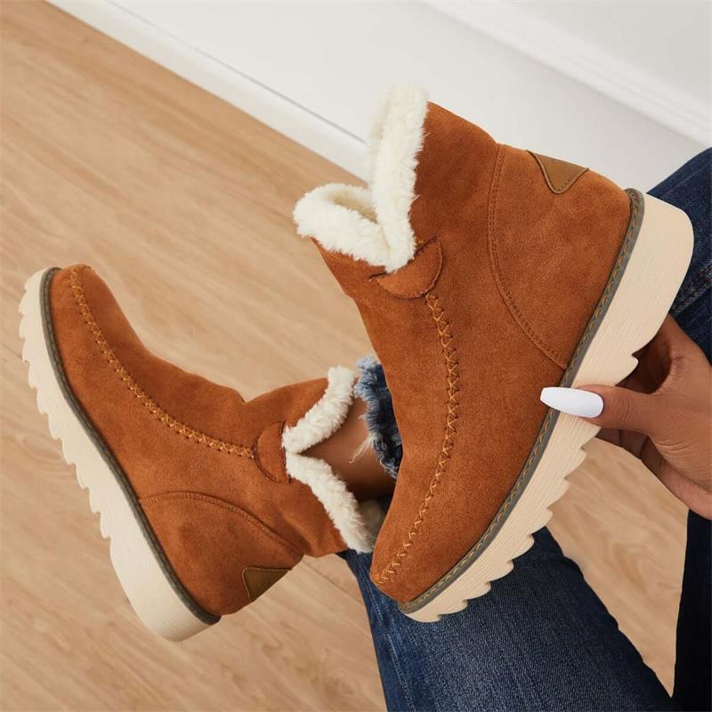 Amanda - Damen Stiefeletten mit gemütlichem Kunstfellfutter