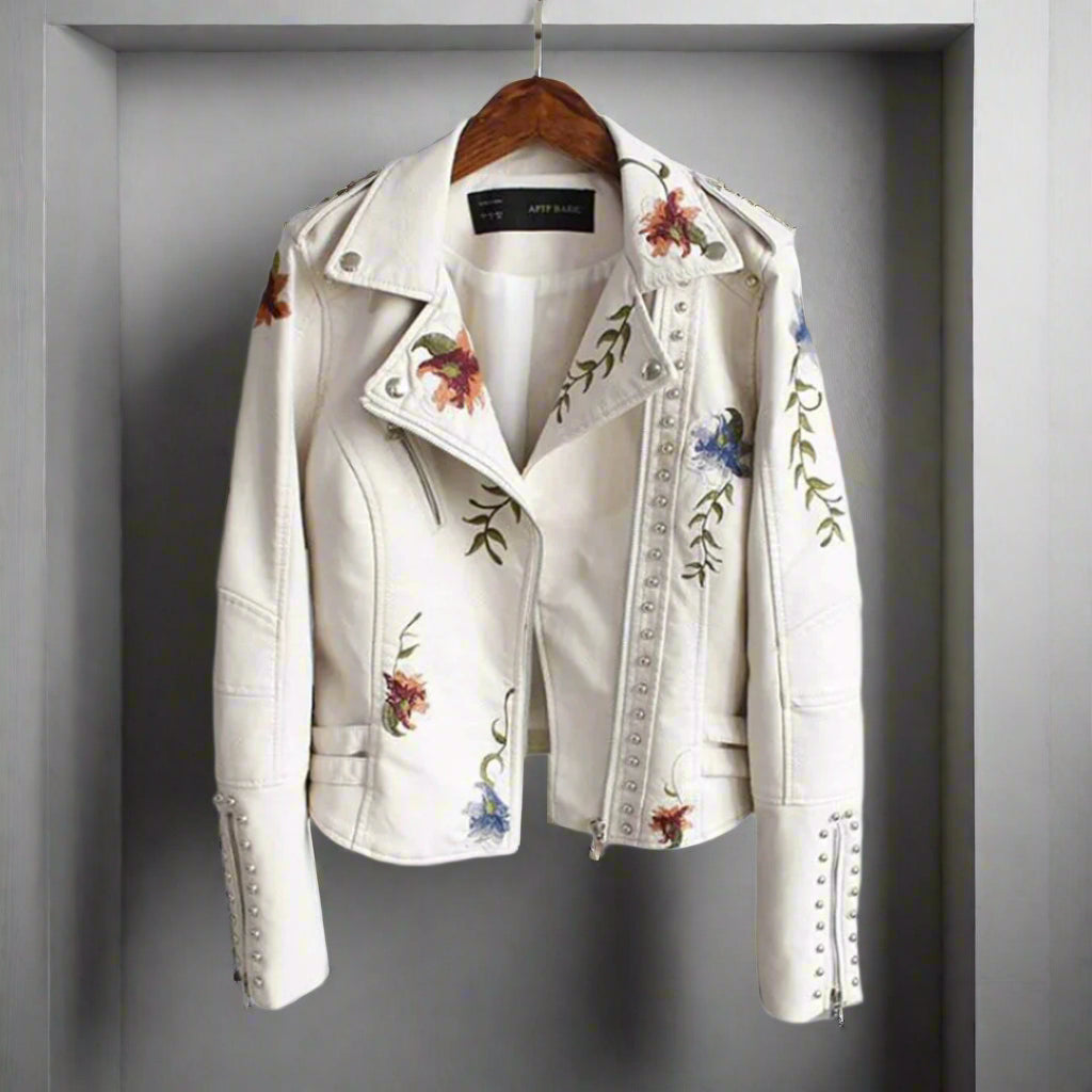 Ellinor Elegante Blumenjacke mit Langen Ärmeln