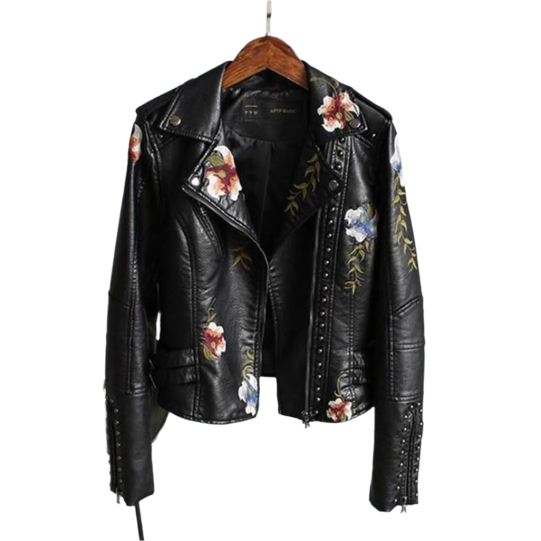 Ellinor Elegante Blumenjacke mit Langen Ärmeln