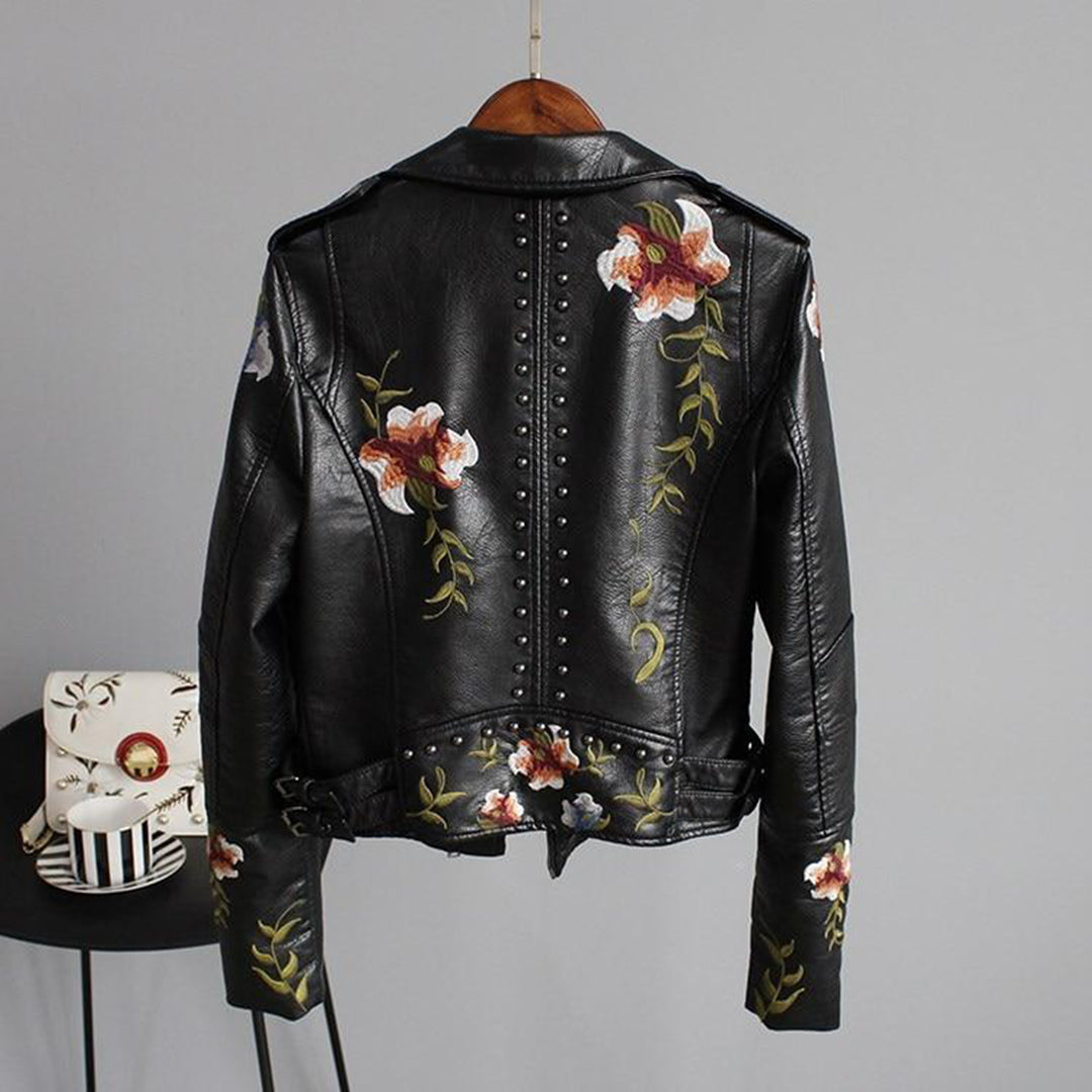 Ellinor Elegante Blumenjacke mit Langen Ärmeln