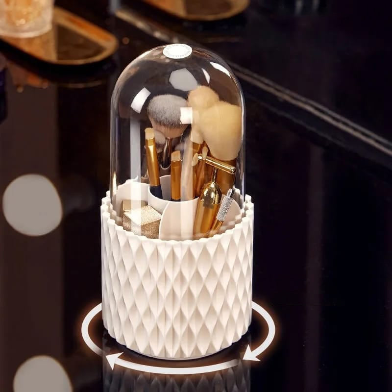 GlamSpin - Rotierende Makeupbürste und kosmetischer Organizer