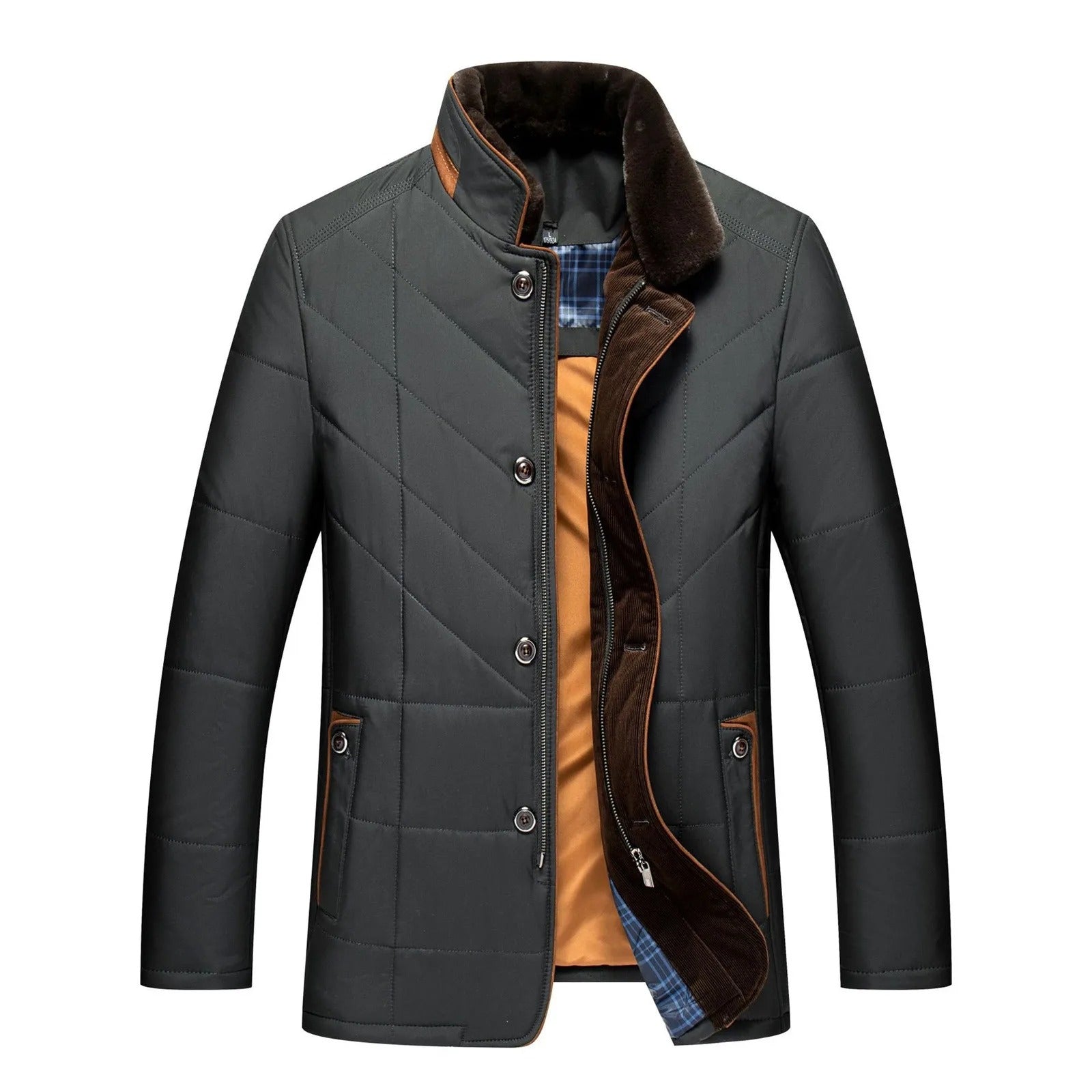 Noah Polstret Winterjacke für Männer – Warme und Stilvolle Jacke