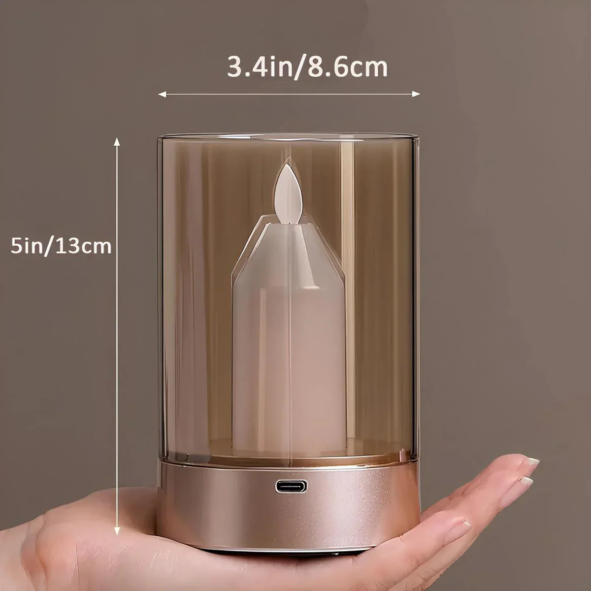 GlowFlicker - Realistische LED-Lampe mit Flammenteffekt