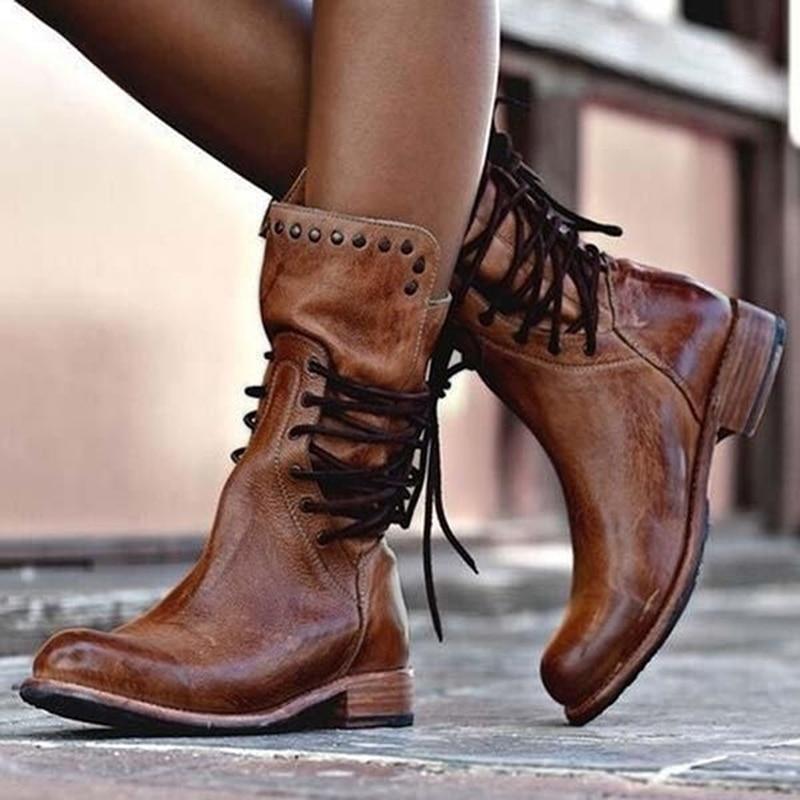 Elvian | Elegante Lederstiefel mit weichem Futter