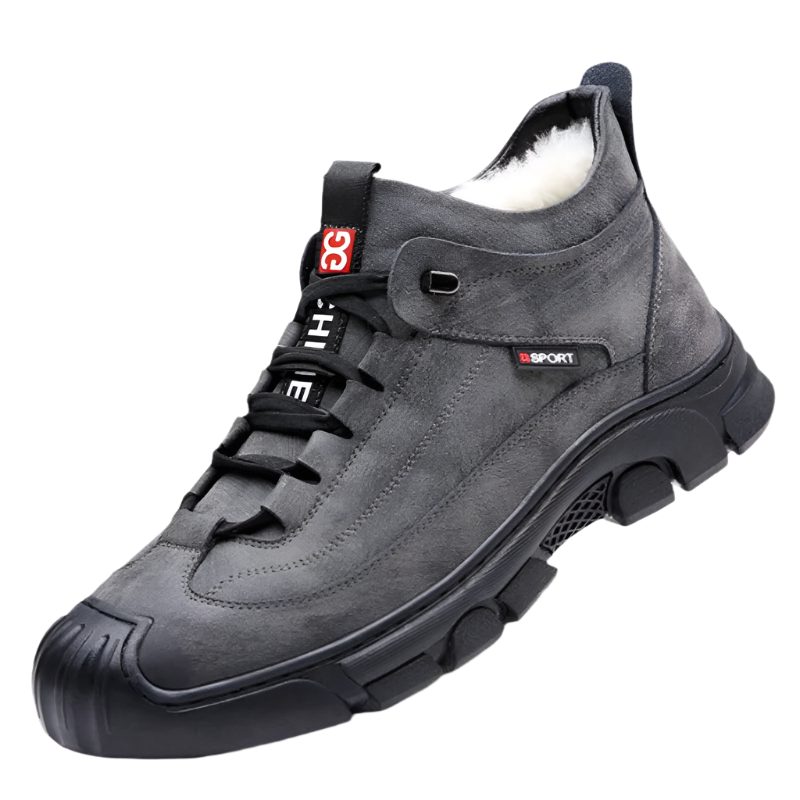 Robin - Herrenschuhe mit Schnürsenkeln und Reißverschluss an der Seite