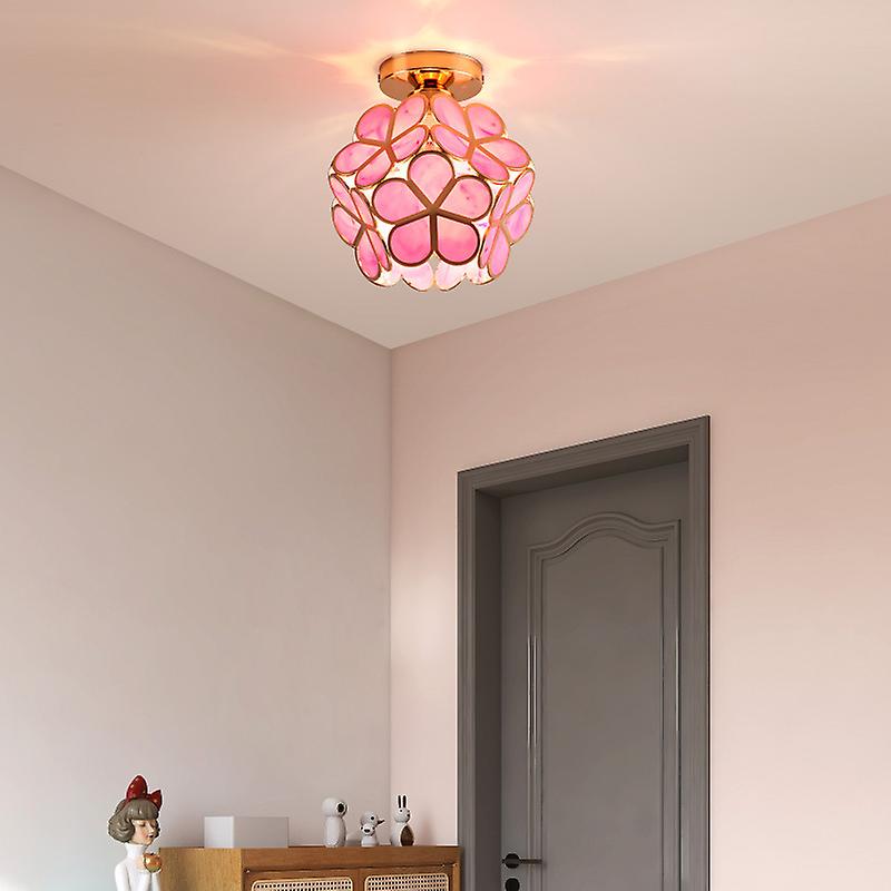 Blumenstil Glasdeckenleuchte