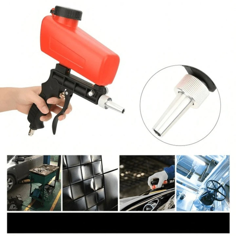 Rustentferner Pro – Handgehaltene Sandstrahlmaschine mit verstellbarer Düse