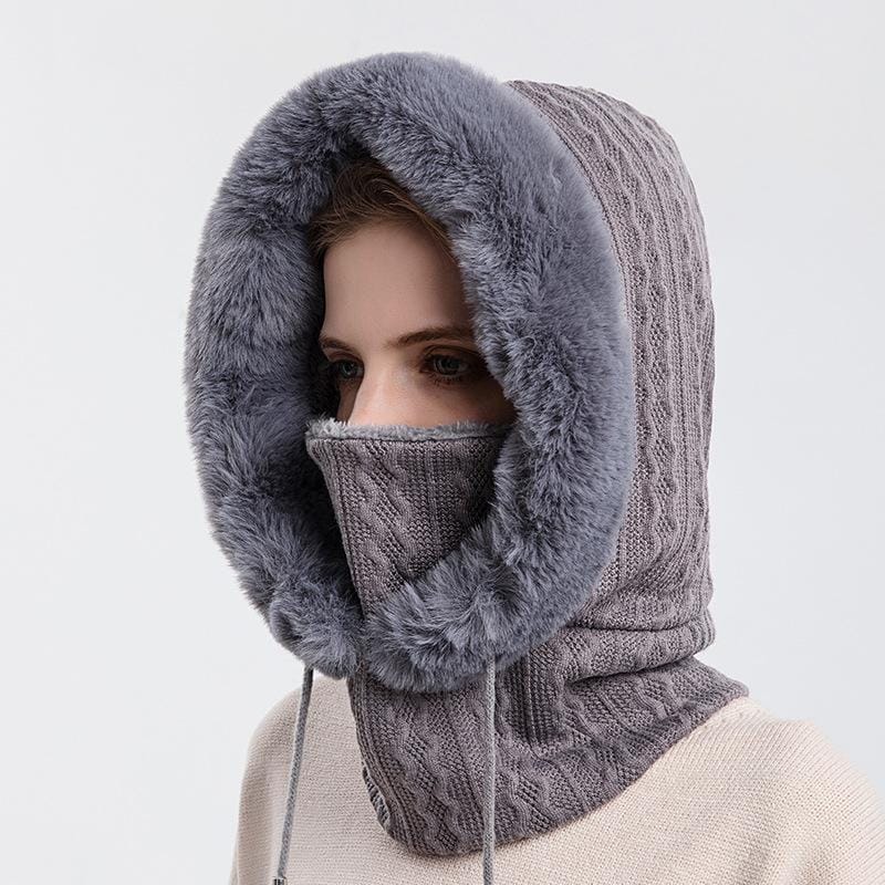 Amelia stilvolles und gemütliches Winterset mit Mütze und Maske