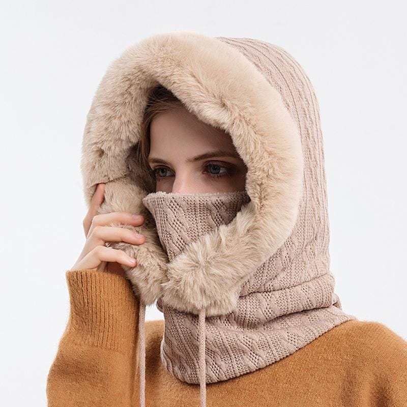 Amelia stilvolles und gemütliches Winterset mit Mütze und Maske
