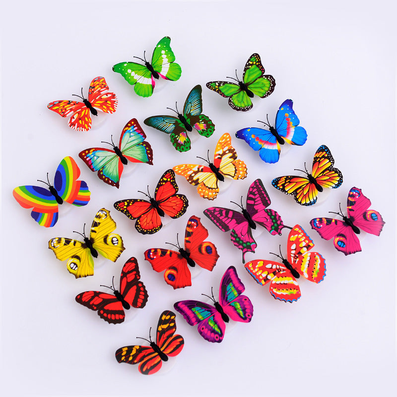LumiWings - 3D bunte LED Schmetterlings Nachtlichter