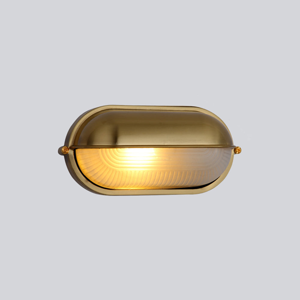 ModernGlow - Ovale Wandlampe im Industriedesign
