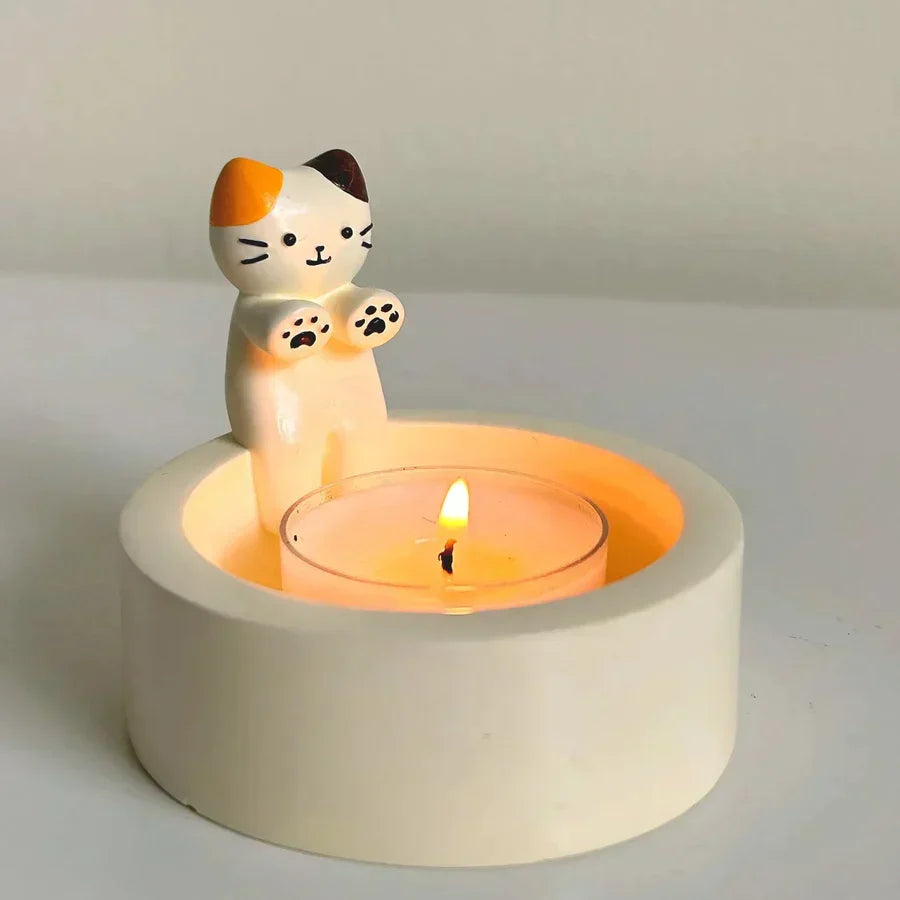 LumoPaws Teelichthalter – Charmantes Katzendesign für Gemütlichkeit & Stimmung
