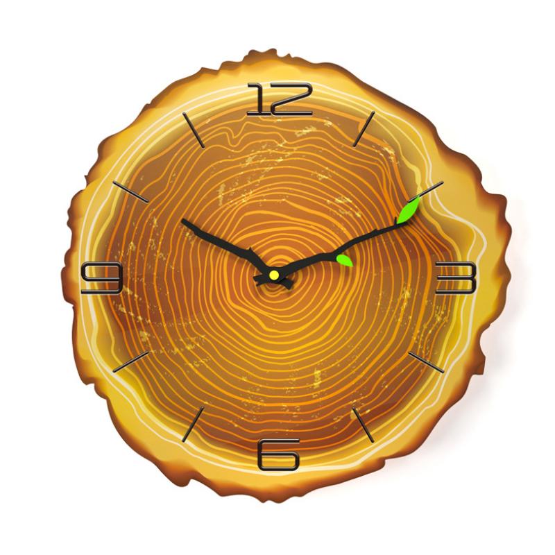 TimberTid Holz-Wanduhr – Zeitlose Eleganz für Ihr Zuhause