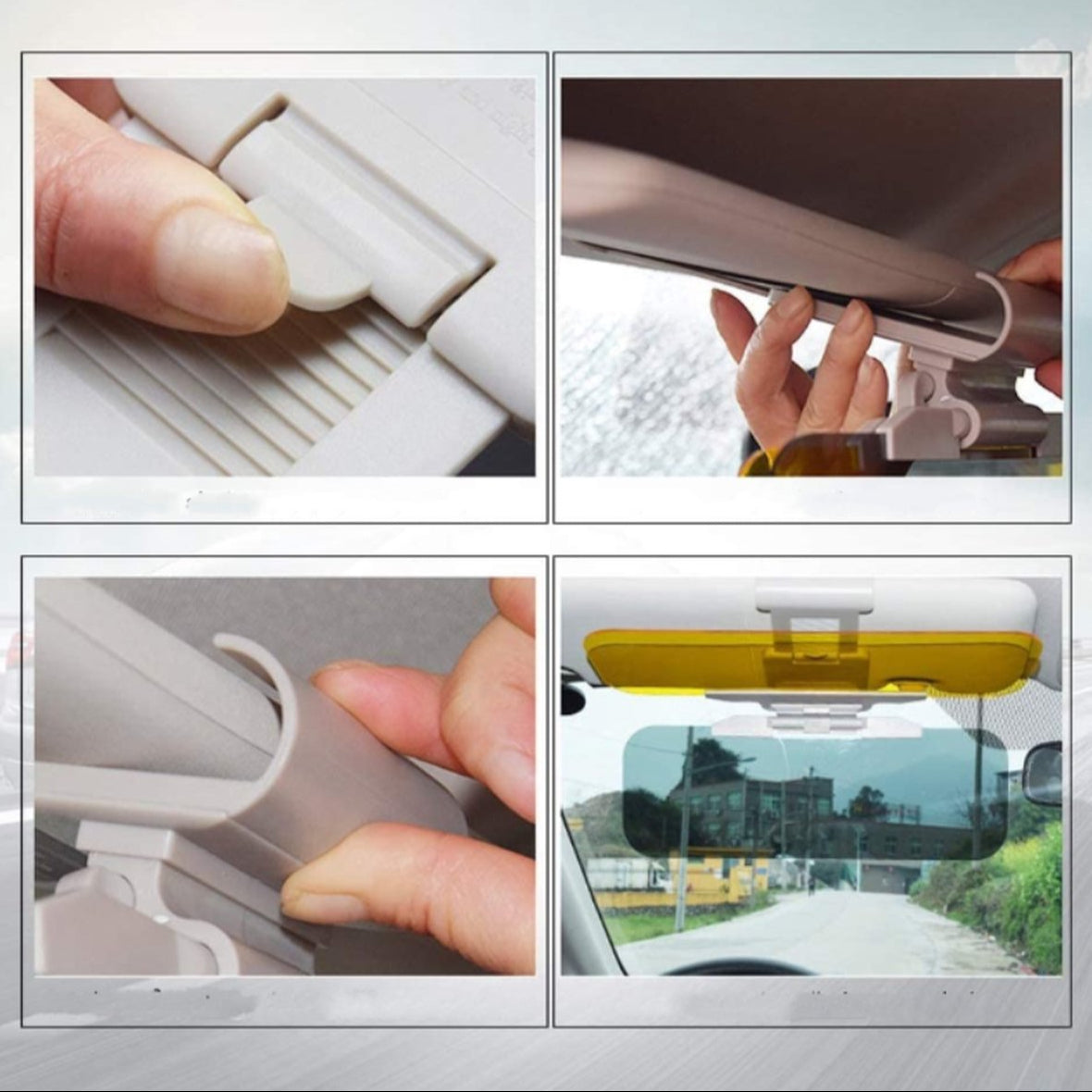 GlareGuard - Clip-On Tönung Autosonnenschutz