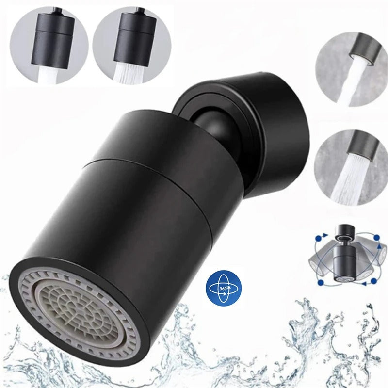 AquaTwist 360° rotierender Wasserhahnkopf – verstellbarer Wasserstrahl