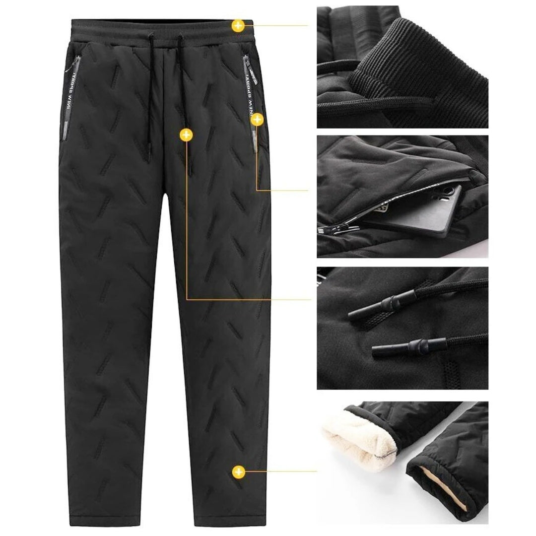 Carl Casual Thermohose – Warm & Komfortabel Fleecegefütterte Hose