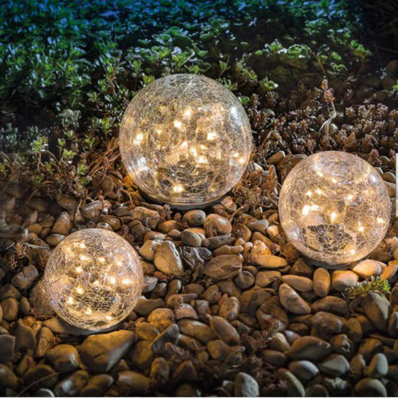 Solarbetriebene Gartenlampe