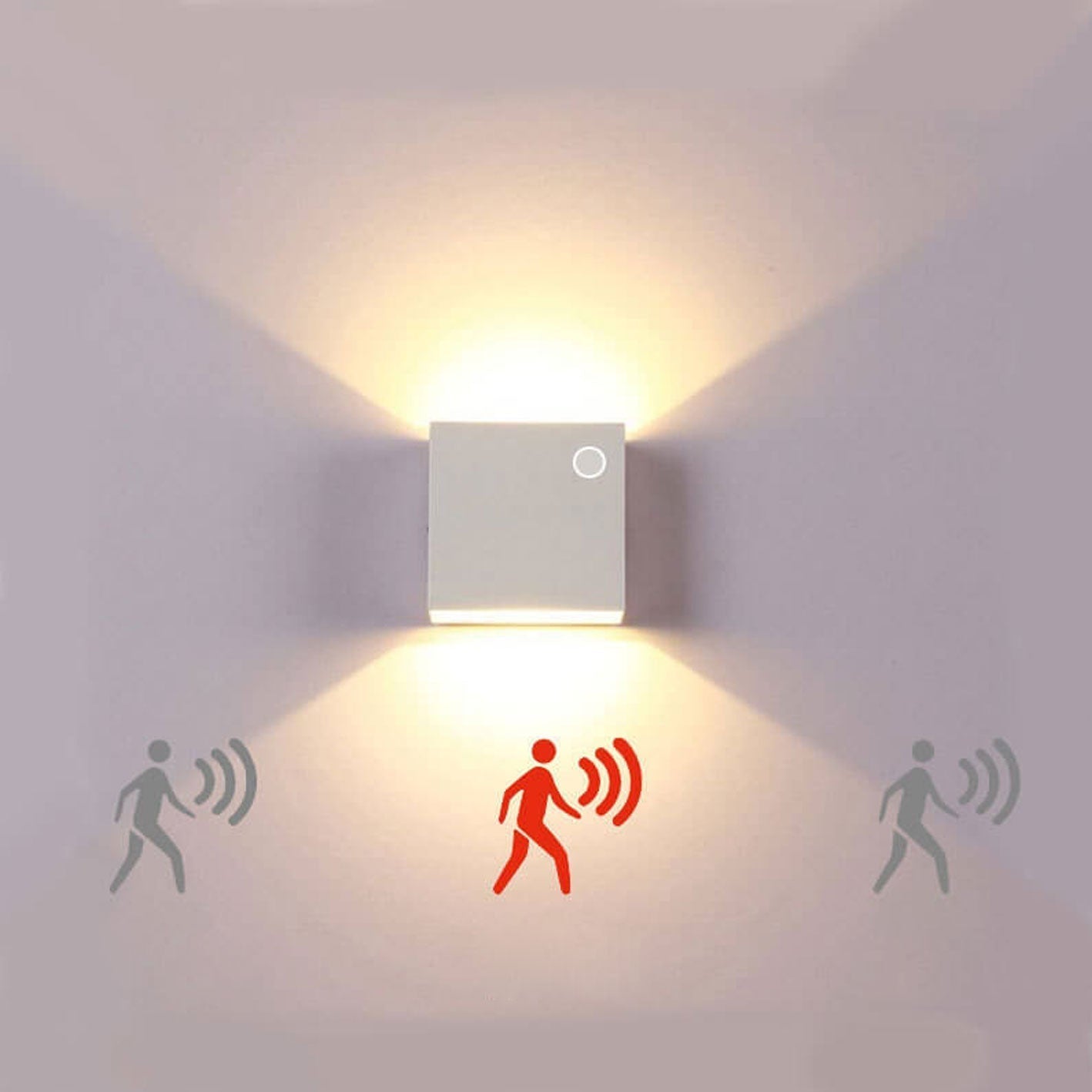 LumiGuard LED-Wandleuchte mit Bewegungsmelder – Moderne Außenbeleuchtung
