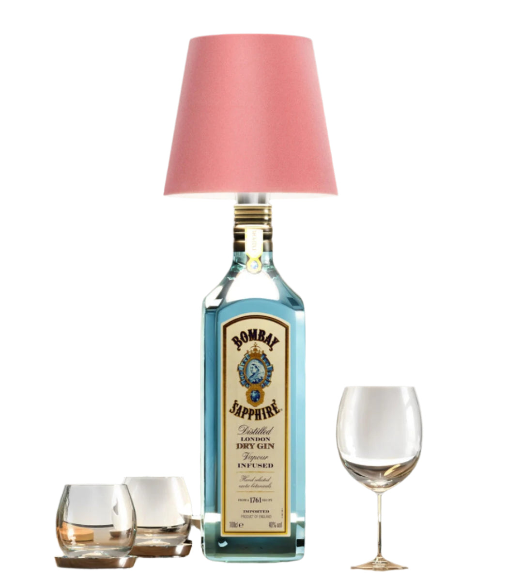 Mila LumiBottle LED-Flaschelampe – Elegante wiederaufladbare Lampe