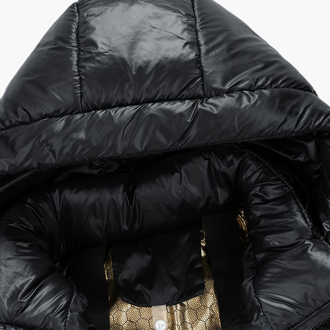 Robert Winddichte Kapuzen-Pufferjacke