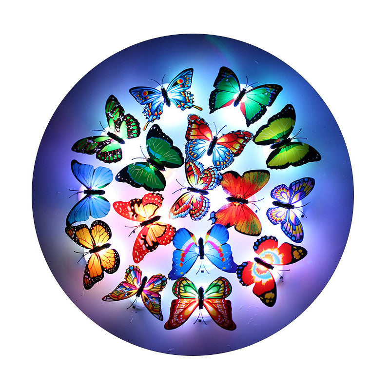 LumiWings - 3D bunte LED Schmetterlings Nachtlichter