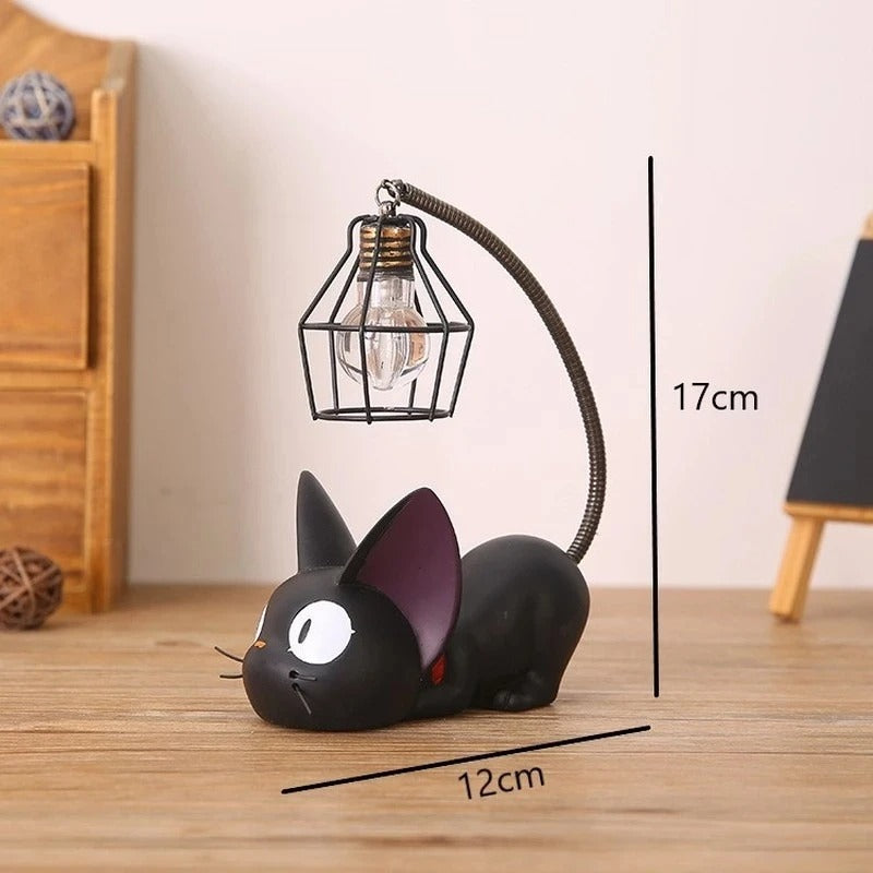 LumiPaws – Hübsche schwarze Katzenlampe mit flexiblem Rücklicht