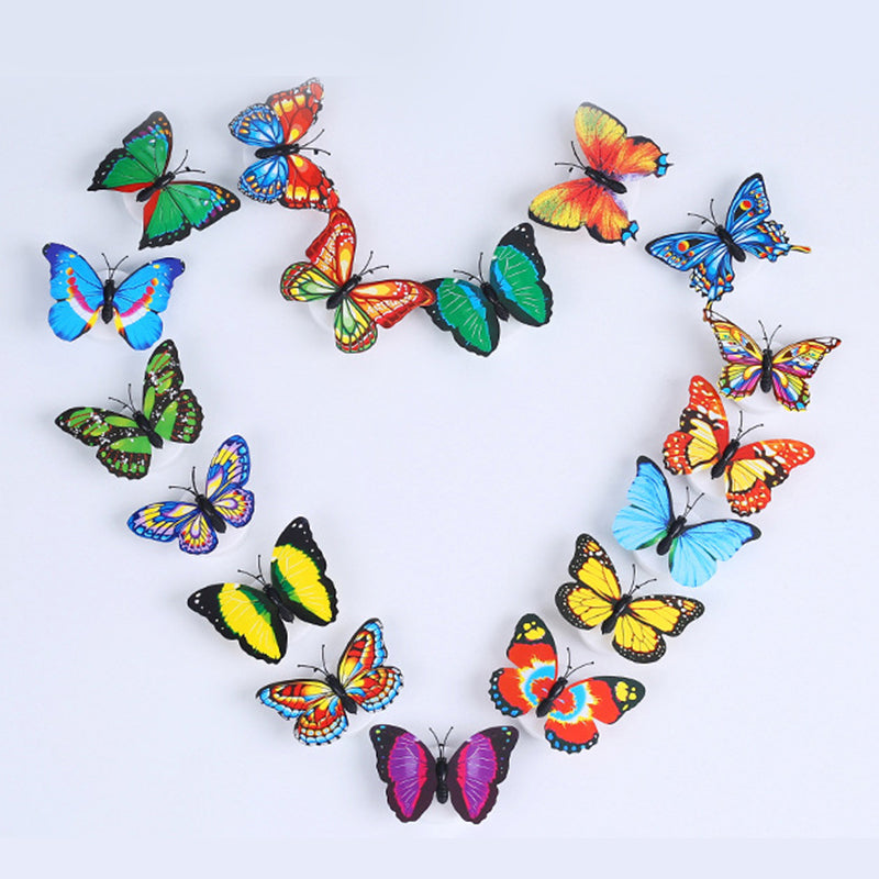 LumiWings - 3D bunte LED Schmetterlings Nachtlichter