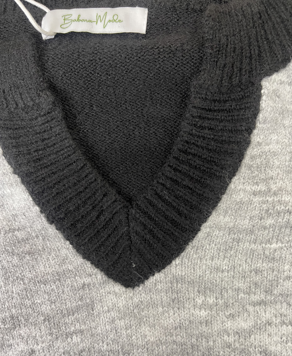 AutumnTrend®-Pullover mit V-Ausschnitt