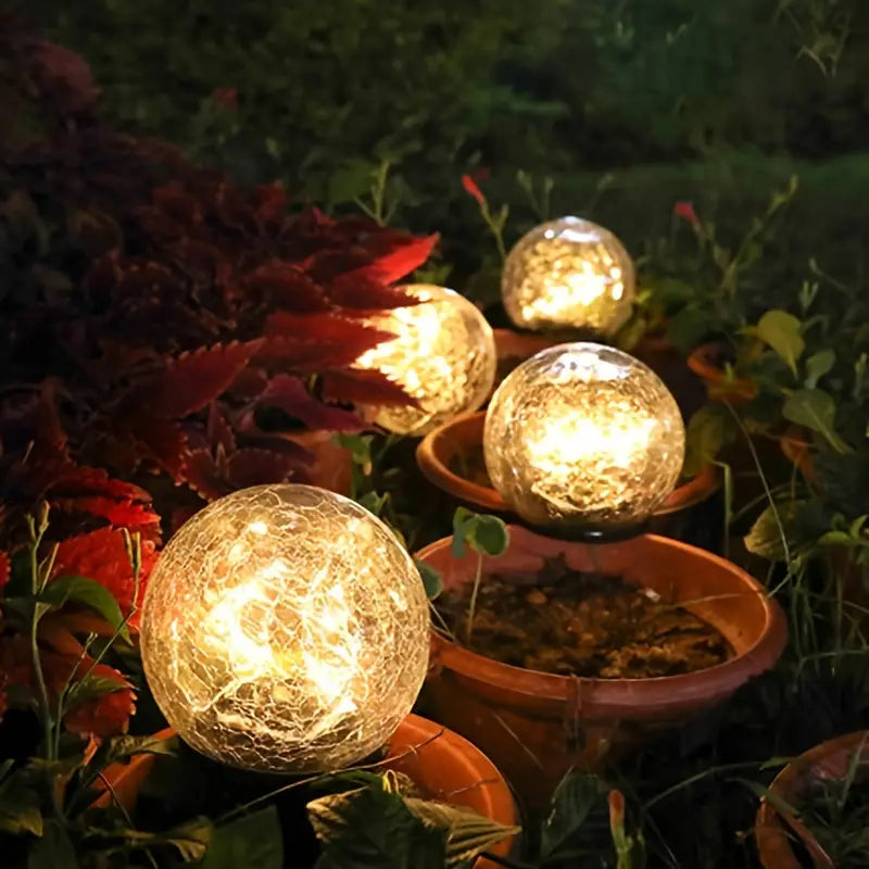 Solarbetriebene Gartenlampe