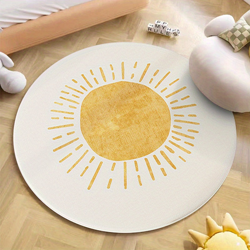 CozyCharm – Minimalistische runde Teppiche und Spielmatten