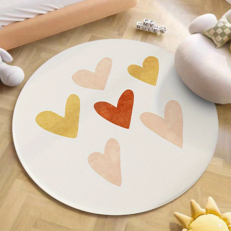 CozyCharm – Minimalistische runde Teppiche und Spielmatten
