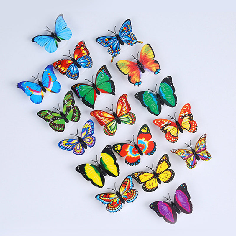 LumiWings - 3D bunte LED Schmetterlings Nachtlichter