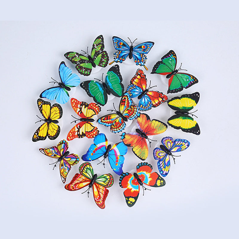 LumiWings - 3D bunte LED Schmetterlings Nachtlichter