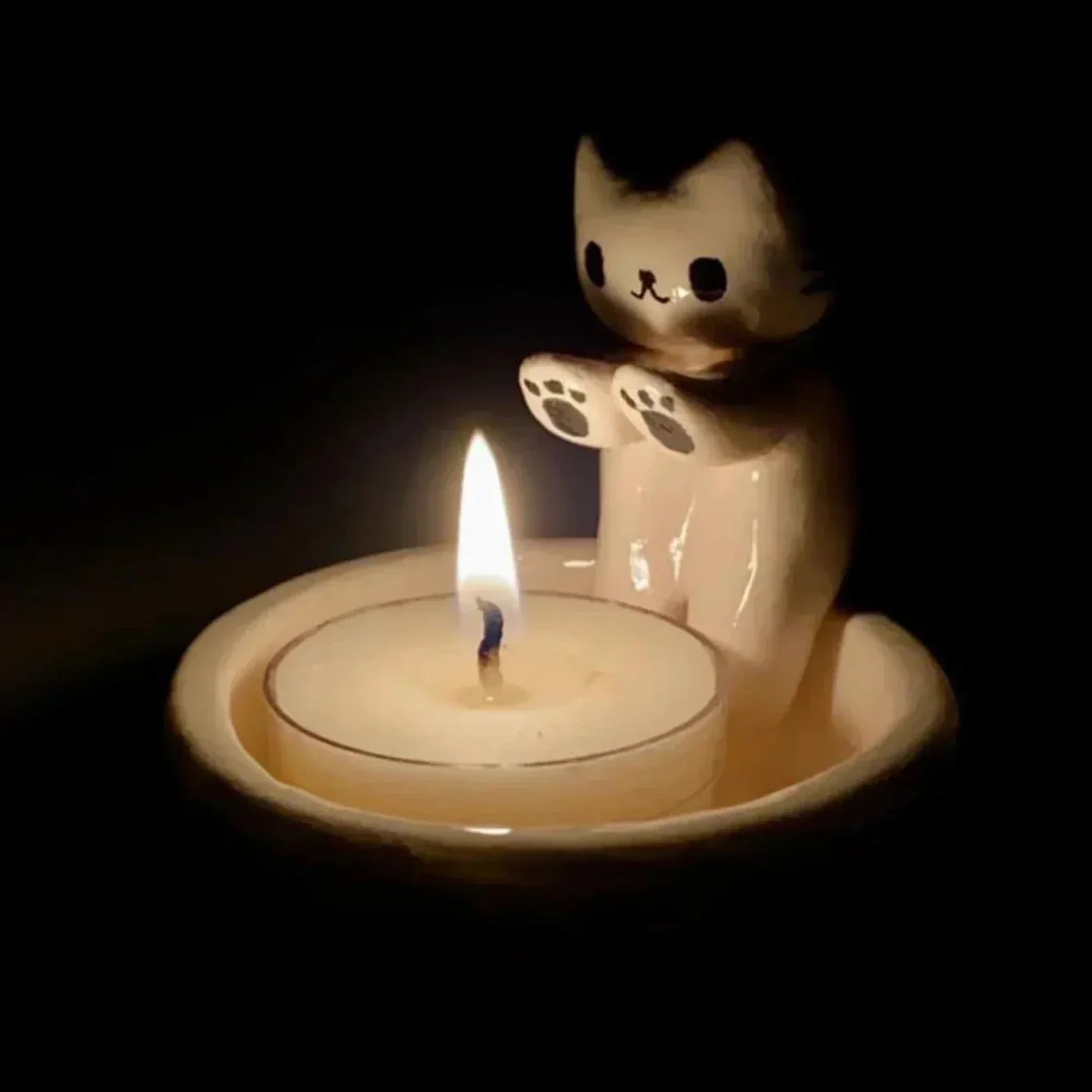LumoPaws Teelichthalter – Charmantes Katzendesign für Gemütlichkeit & Stimmung