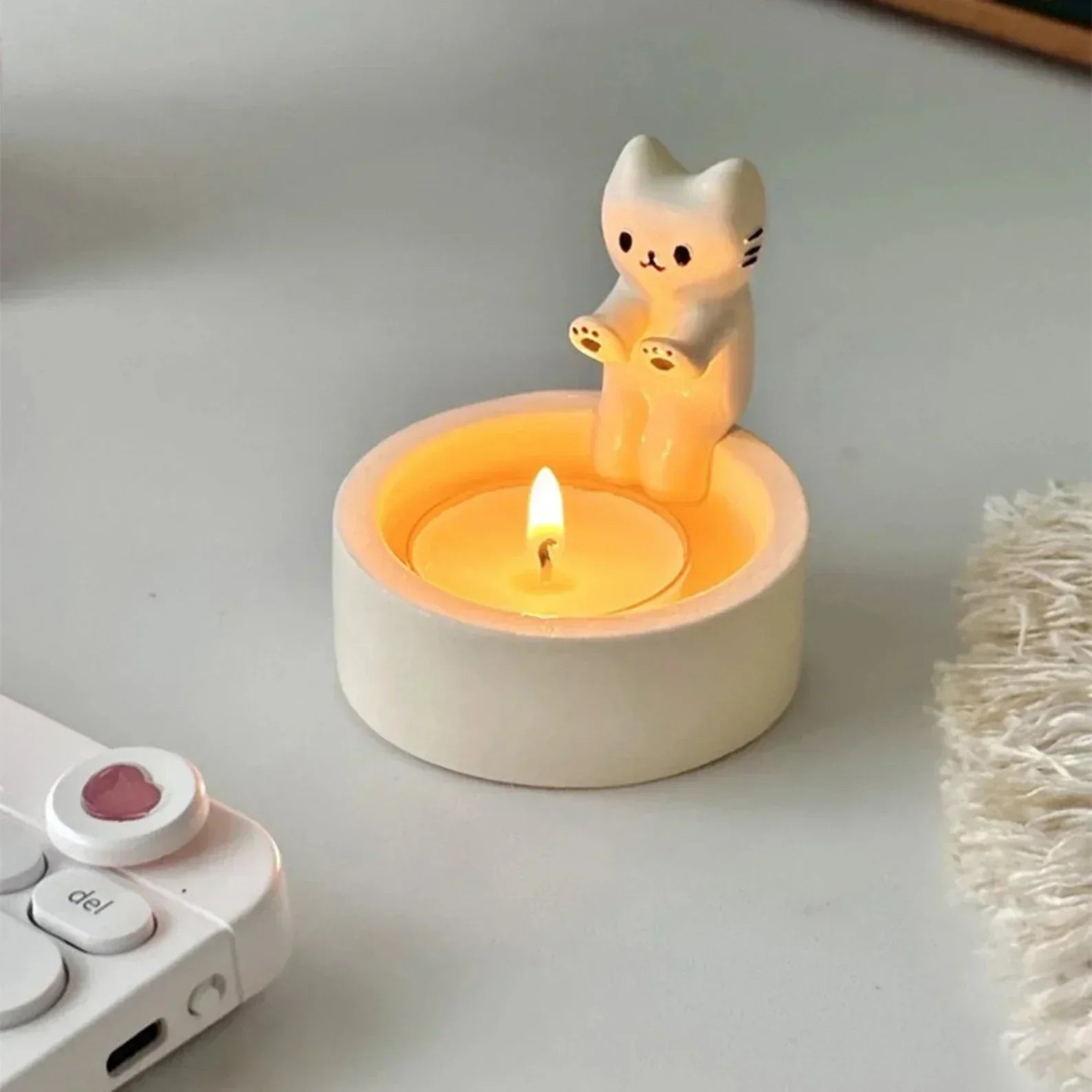 LumoPaws Teelichthalter – Charmantes Katzendesign für Gemütlichkeit & Stimmung