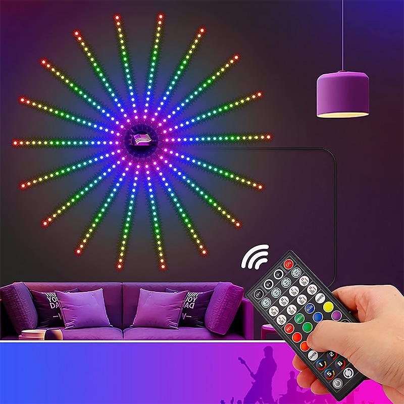 GlowArt Smart LED Wandleuchte mit Fernbedienung und DIY Licht Einstellungen